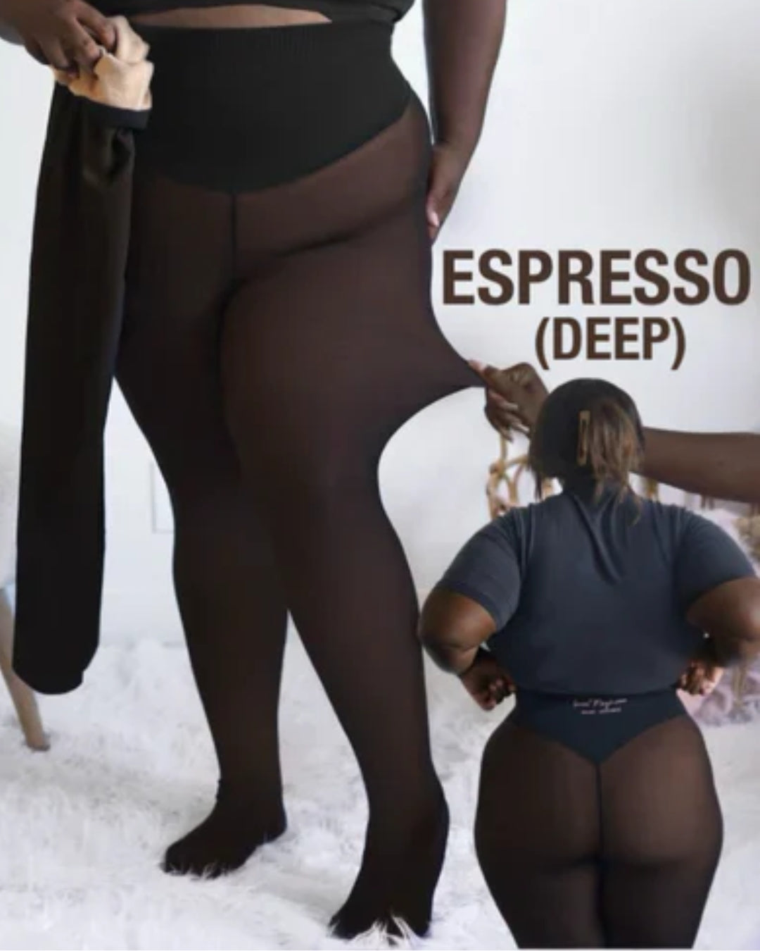 Bonded Tournesol Fleece Lined Tights